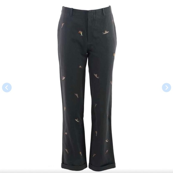 🐌New🐌 Wyllis embroidered snail pants - Picture 2 of 4